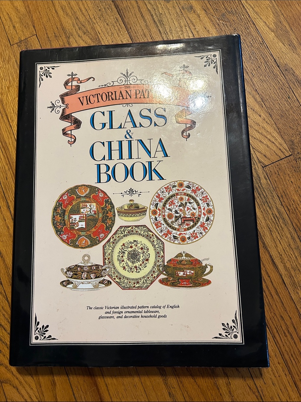 vintage reference book The Victorian Pattern Glass & China Book